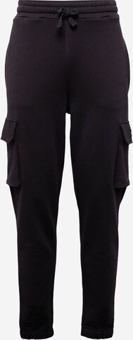Tommy Jeans - Pantalón cargo en negro: frente
