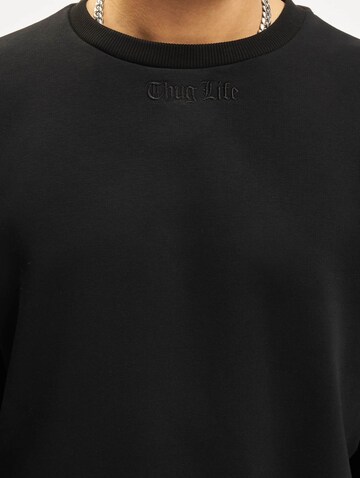 Thug Life Sweatshirt in Zwart