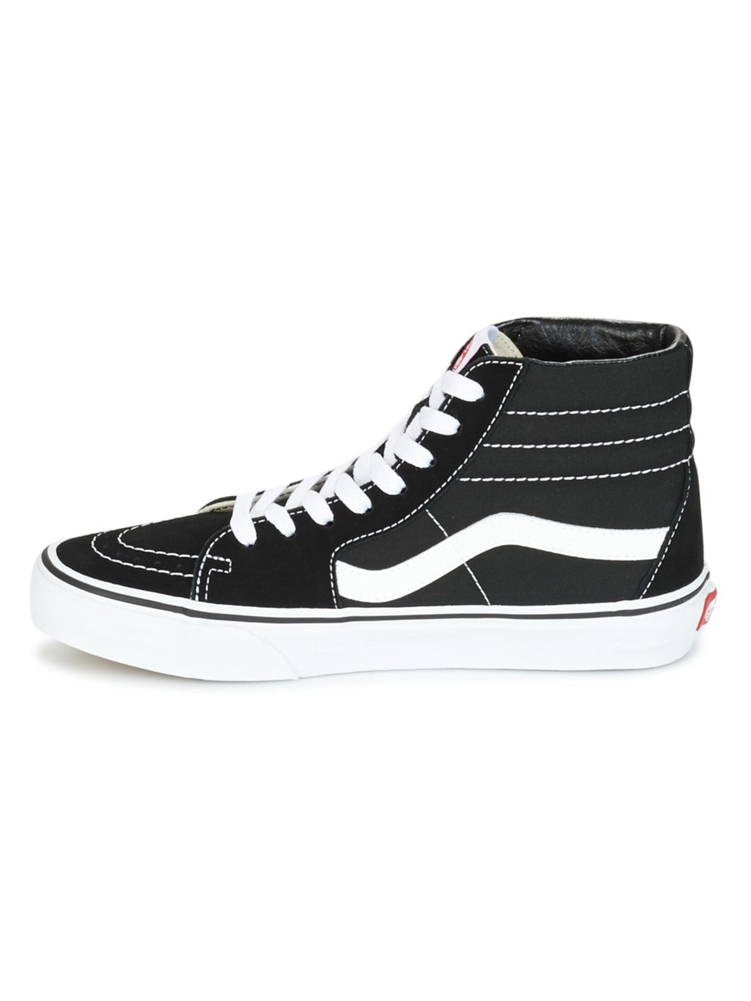 Scarpa stringata sportiva 'UA SK8-HI BLACK / WHITE' di VANS in nero