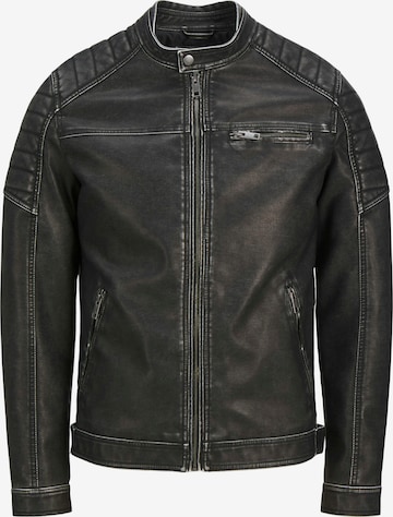 juoda JACK & JONES Demisezoninė striukė 'JJERocky': priekis