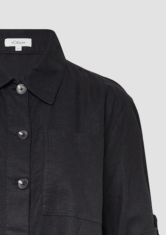 s.Oliver Blouse in Black