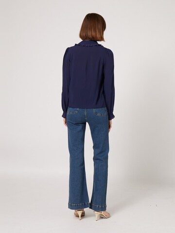 NAF NAF Blouse 'Jolia' in Blauw