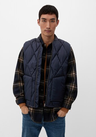 s.Oliver Vest in Blue: front