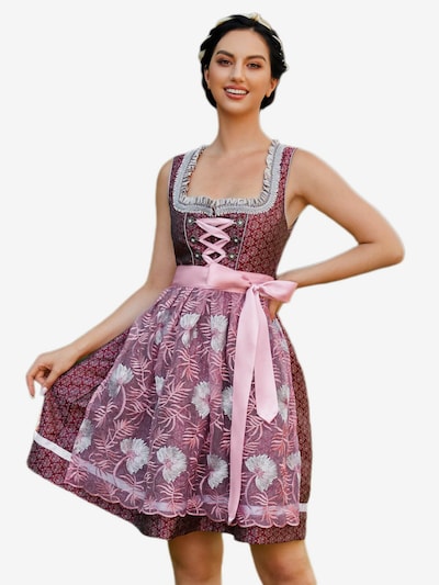Yesfashion Dirndl in 42 in Wine red, Item view