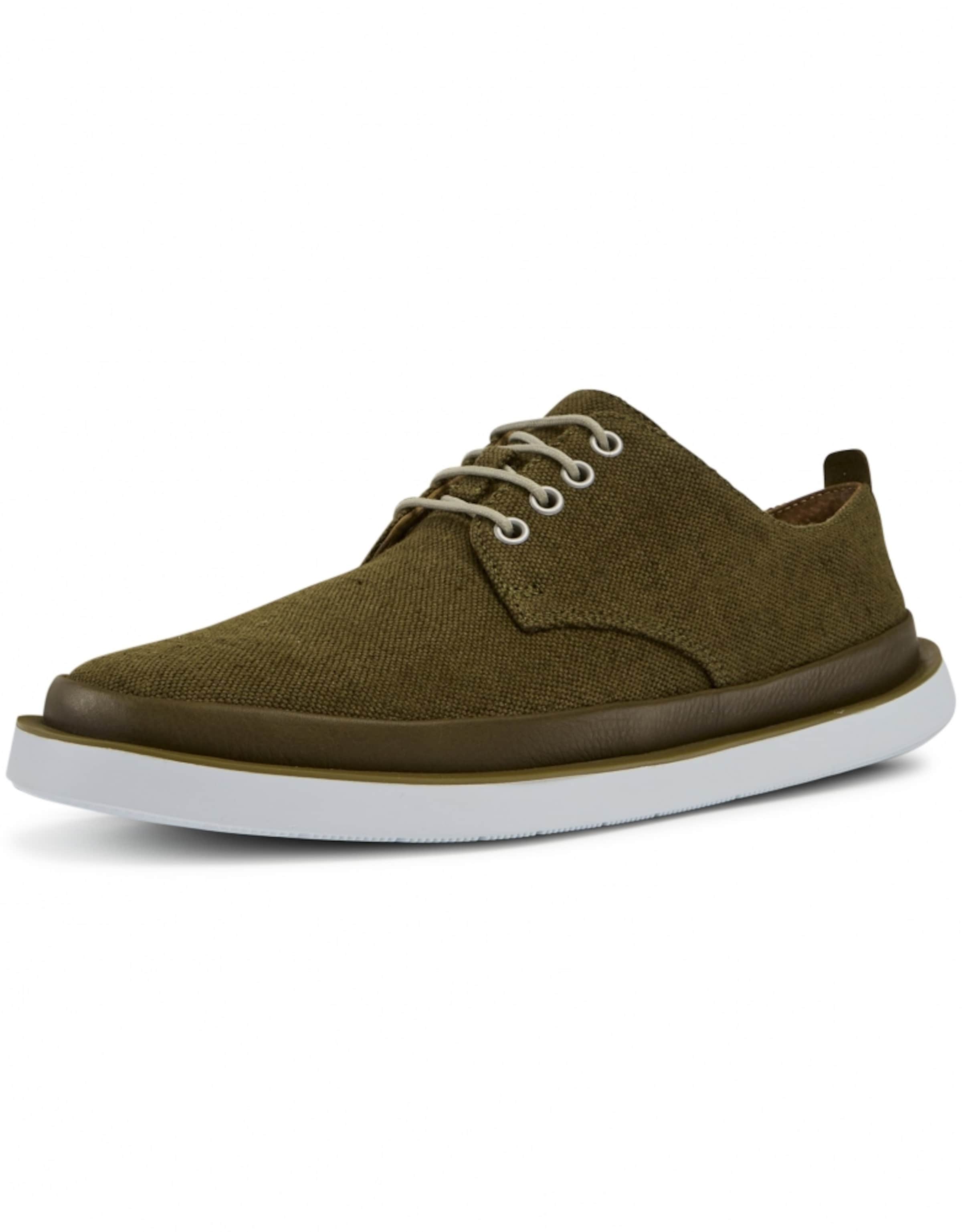 Scarpa stringata 'Wagon' di CAMPER in verde: frontale