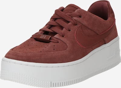 Nike Sportswear Baskets basses 'Air Force 1 Sage' en lie de vin, Vue avec produit