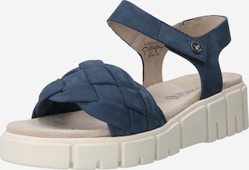 CAPRICE Sandals in Blue: front