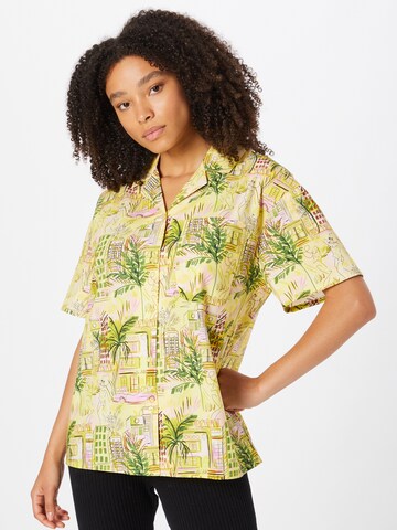 Camicia da donna di Nasty Gal in giallo: frontale