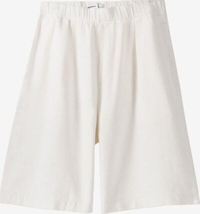 Bershka Pleat-Front Pants in Off white, Item view