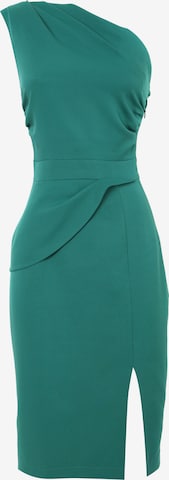 Awesome Apparel Dress in Green: front