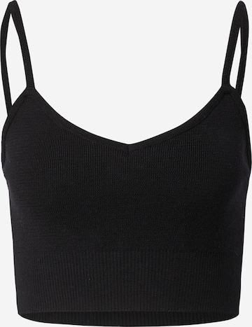 A LOT LESS Top 'Nala' in Schwarz: front