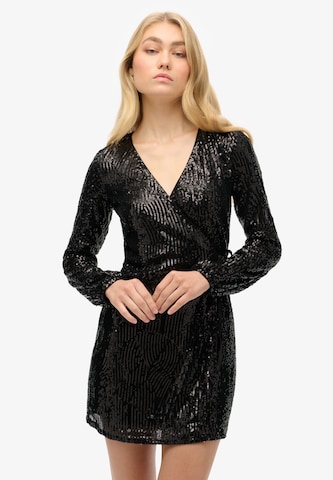 Superdry Jurk in Zwart: voorkant