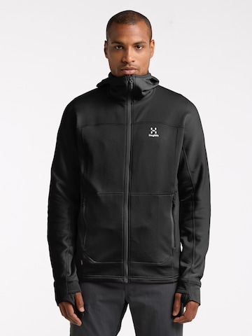 Haglöfs Athletic Fleece Jacket 'Betula' in Black: front