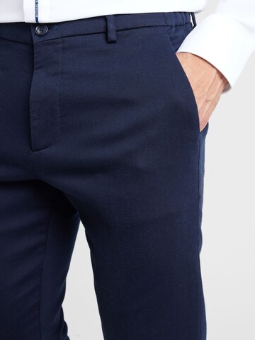 DRYKORN Regular Chino Pants 'AJEND' in Blue