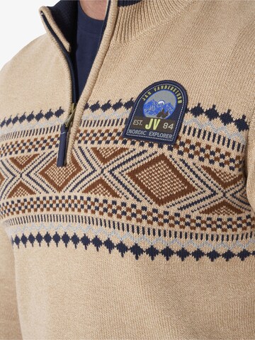 Jan Vanderstorm Pullover 'Kobbe' in Beige
