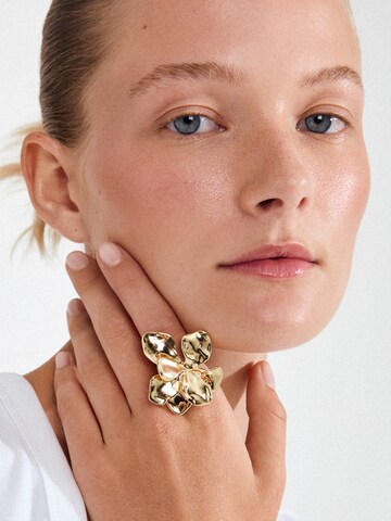 Pilgrim Ring 'LUNITH' in Gold: Vorderseite