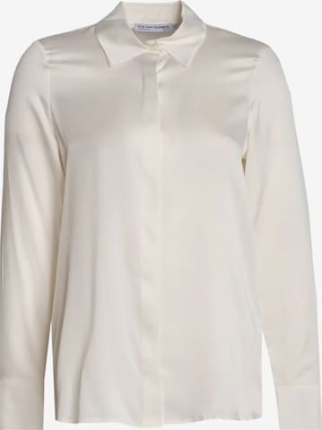 SILK & CASHMERE Shirt in White: front