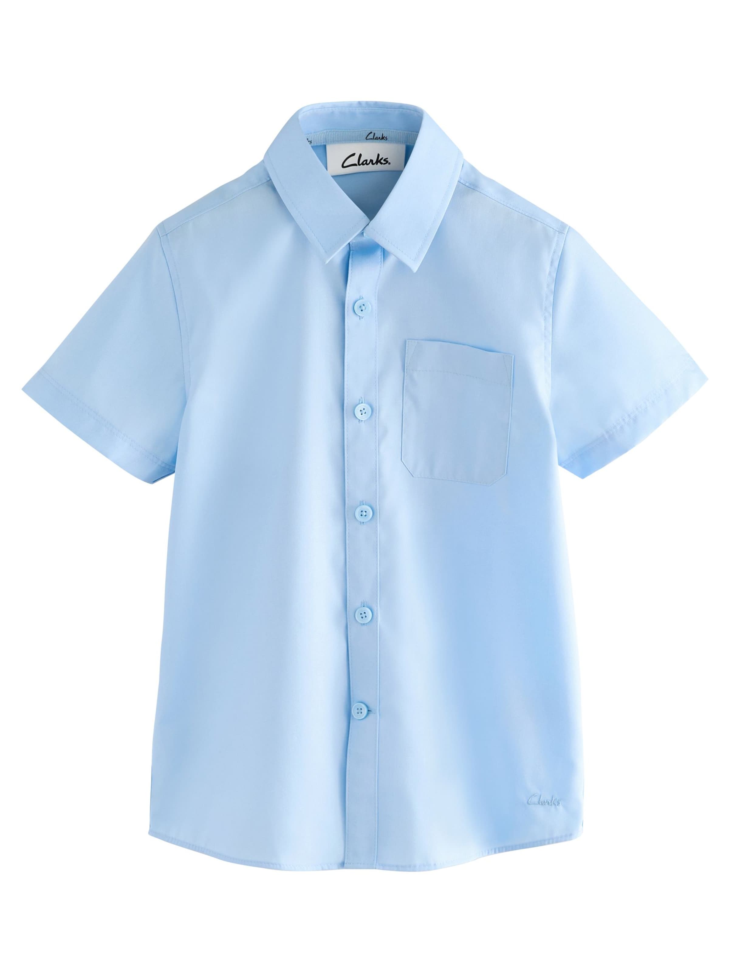 CLARKS Rovný strih Košeľa - Modrá