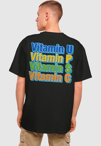 T-Shirt 'Vitamin' MT Upscale en noir : devant