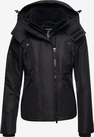 Veste fonctionnelle Superdry en noir : devant