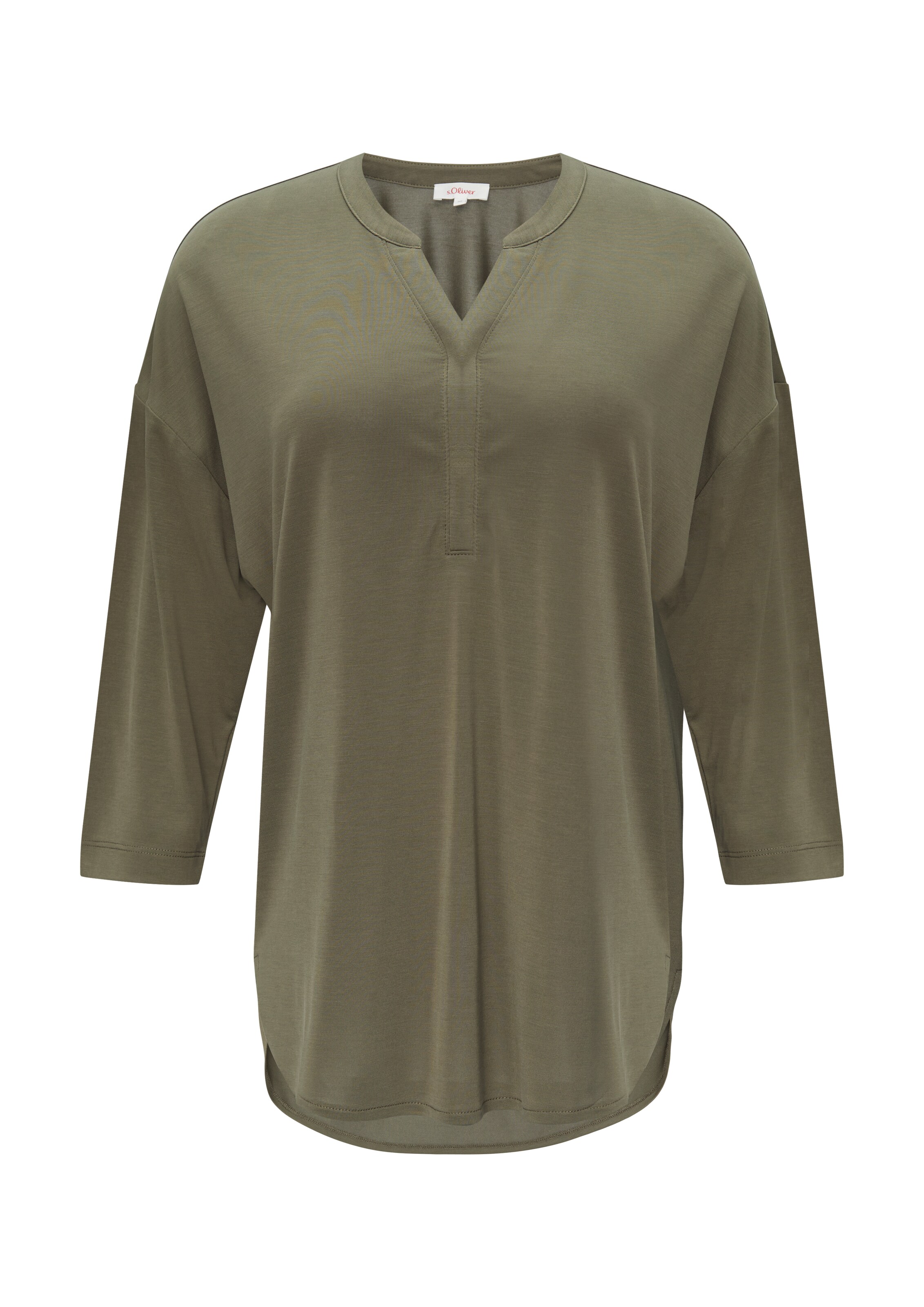 T-shirt s.Oliver en vert : devant