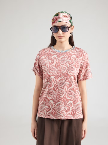 Weekend Max Mara - Camiseta 'BUSSOLA' en rojo: frente