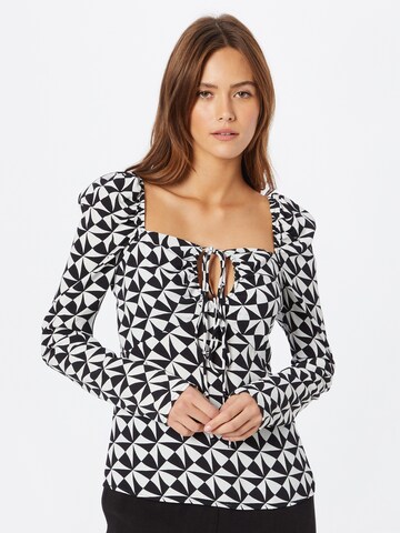 Dorothy Perkins Blouse in Zwart: voorkant