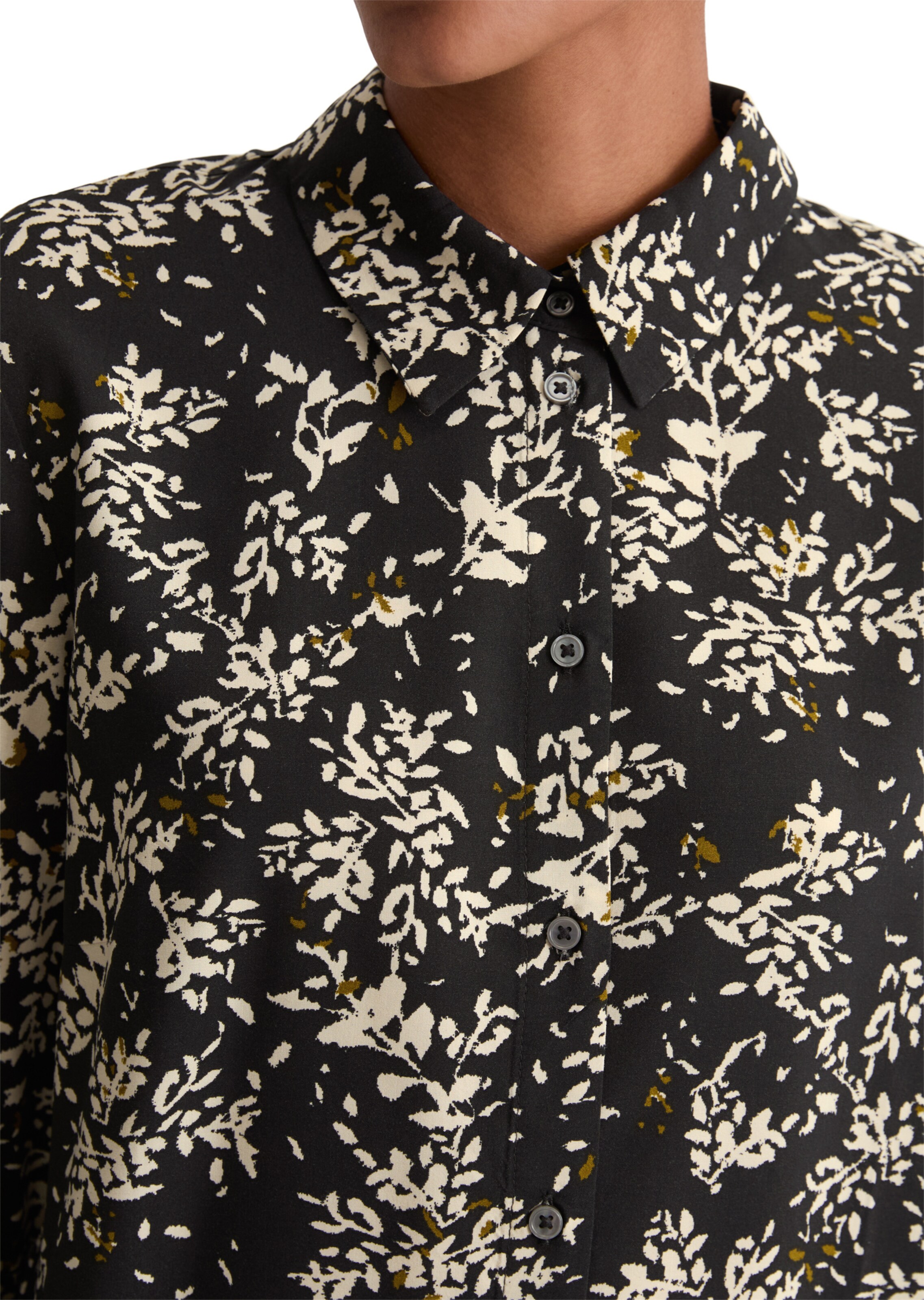 Marc O'Polo Bluse in Schwarz