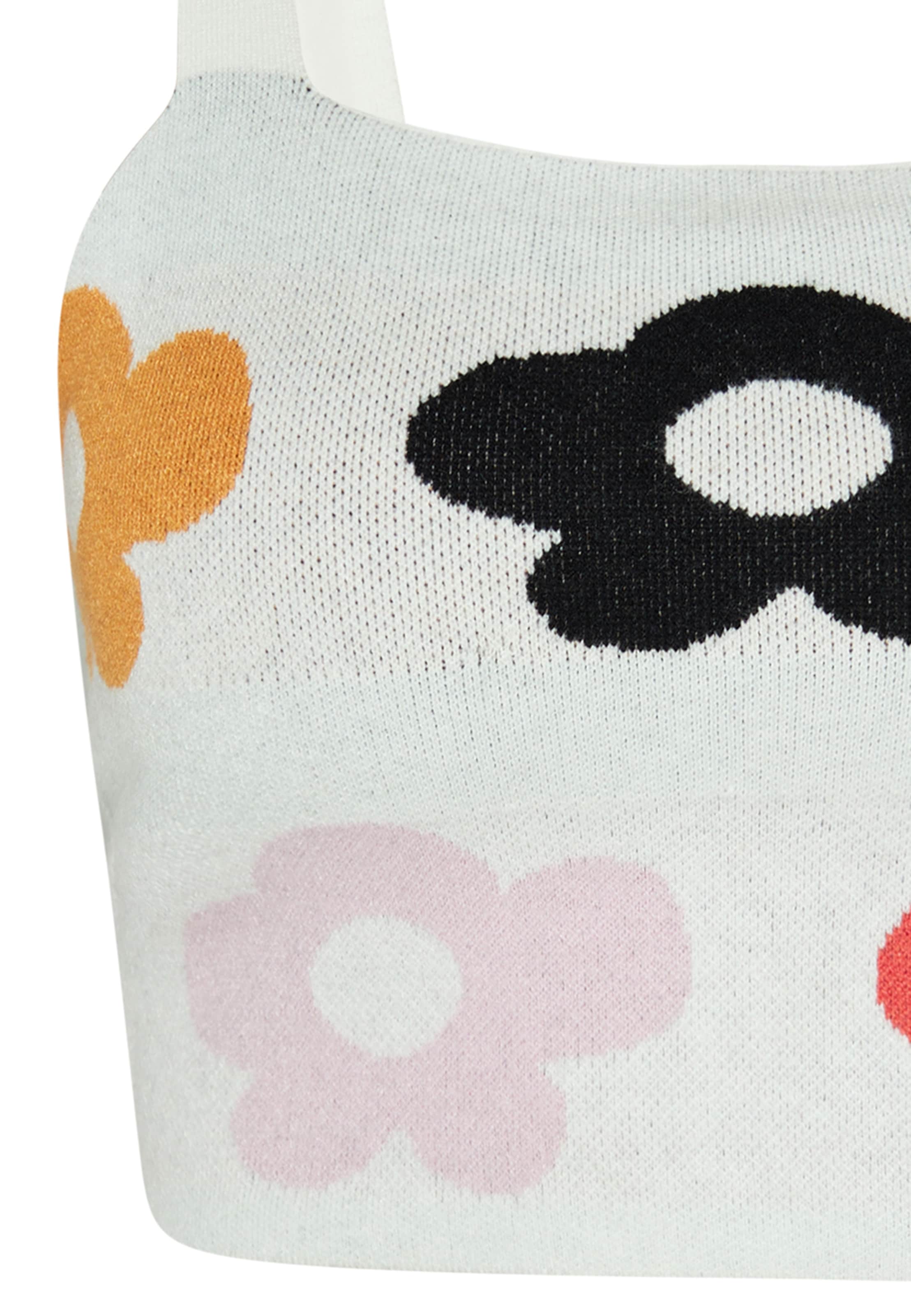 swirly Toppi värissä valkoinen