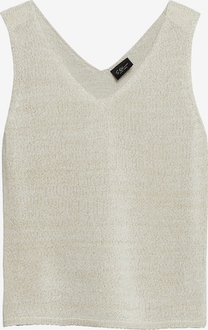s.Oliver Stricktop in Beige: Vorderseite
