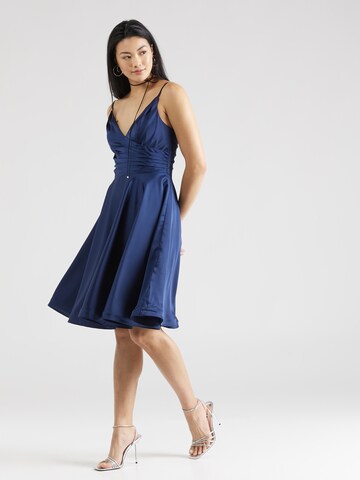 mascara Cocktail Dress in Blue