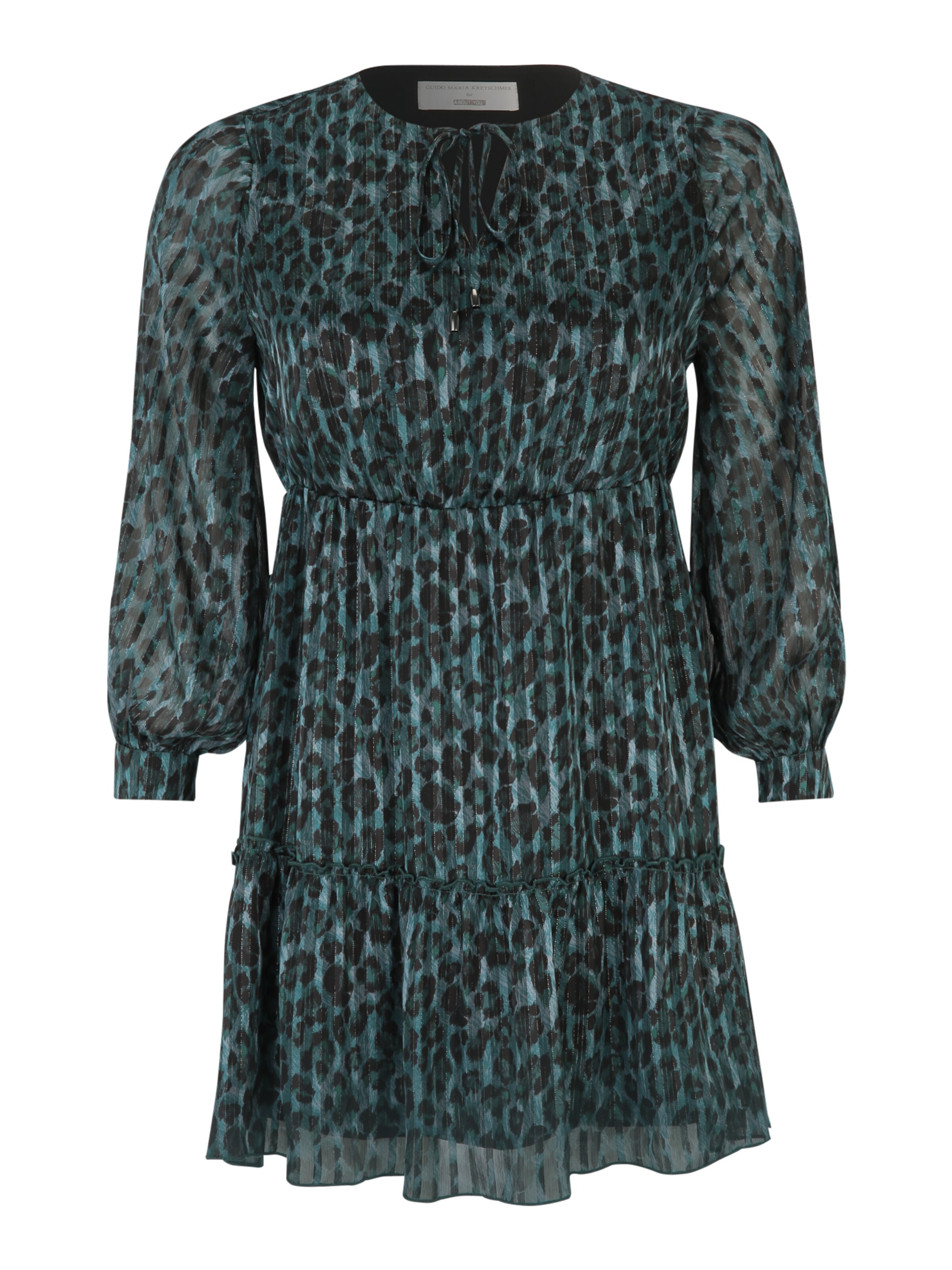 Guido Maria Kretschmer Curvy Dolga srajca 'Melissa' | modra barva: sprednja stran