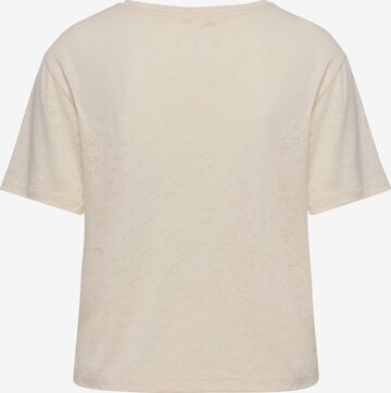 Hummel T-shirt in Beige