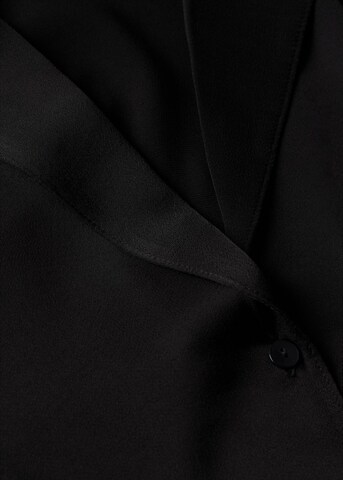 MANGO Bluzka 'Lilium' w kolorze czarny