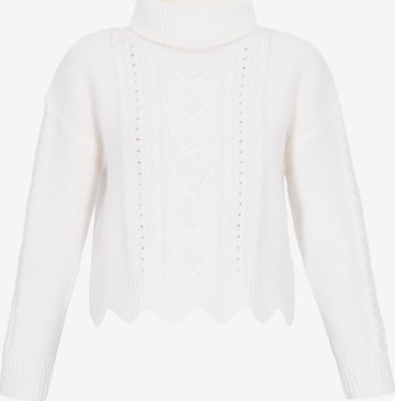 MYMO Neulepaita värissä valkoinen: etupuoli