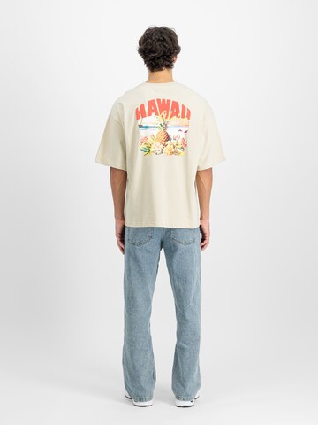 ALPHA INDUSTRIES Футболка 'Hawaii Aloha' в Белый