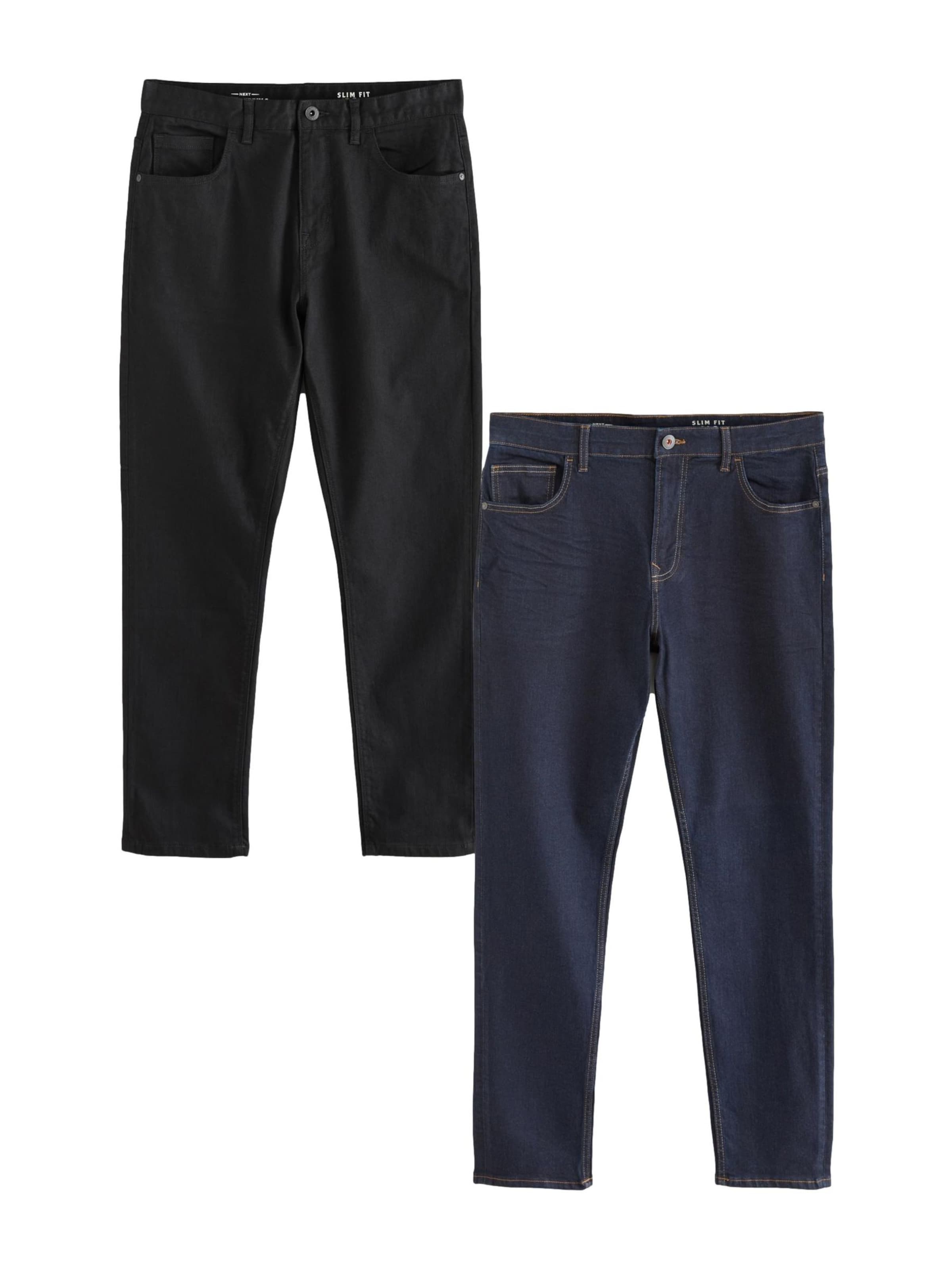 zils Next Piegulošs Džinsi: no priekšpuses