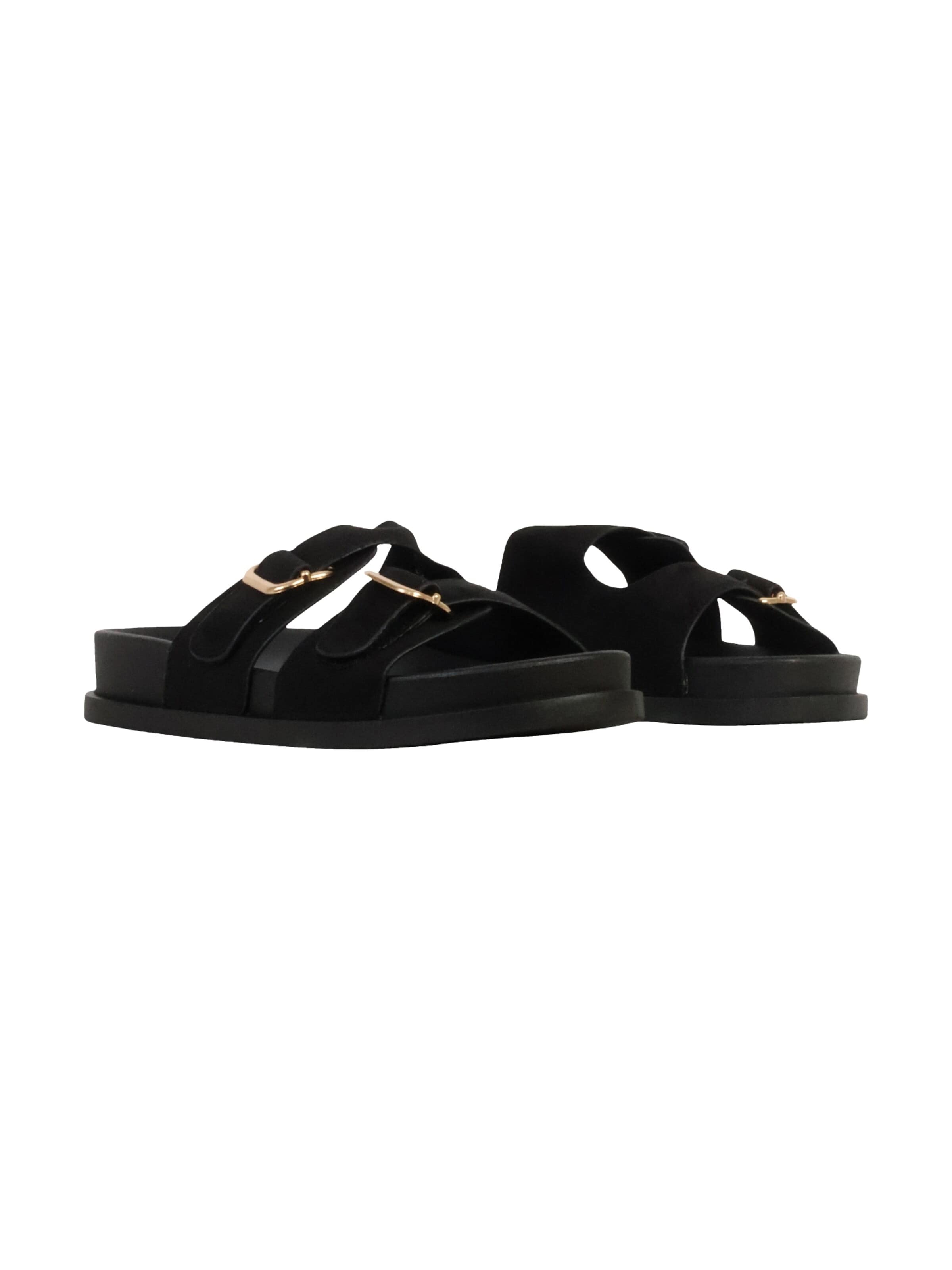 Joia Mule 'Flache Pantoletten zum Hineinschlüpfen' in Black