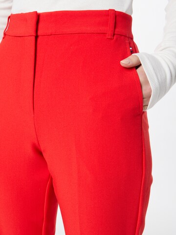 TOMMY HILFIGER Slim fit Pants 'Hailey' in Red