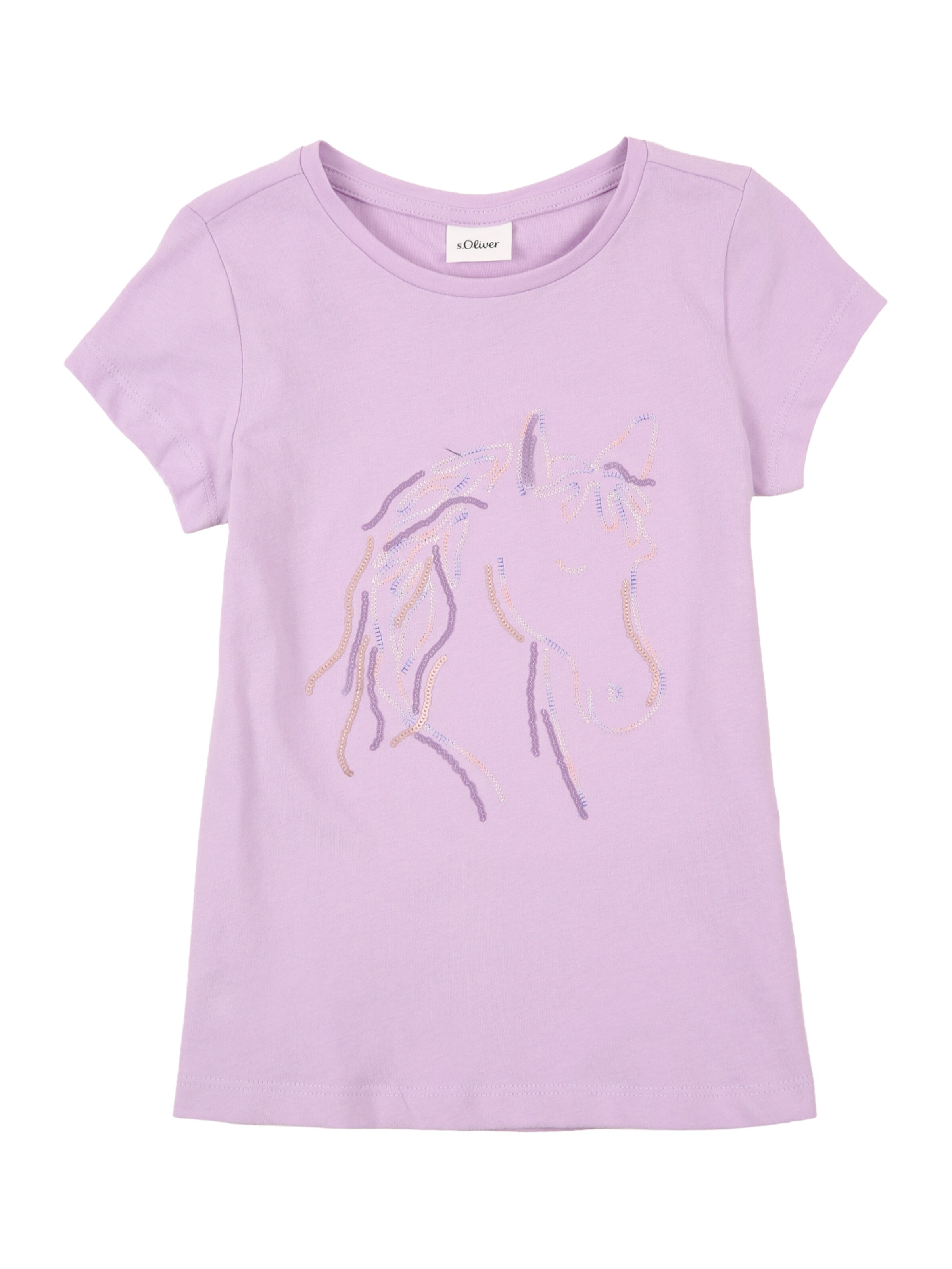 s.Oliver Футболка в Лиловый: спереди