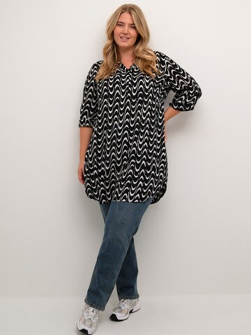 KAFFE CURVE Tunic 'Nora' in Black