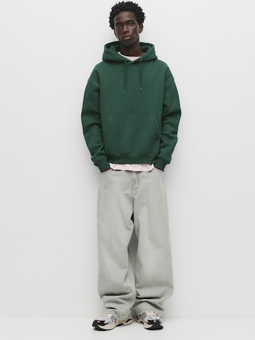 Pull&Bear Sweatshirt i grøn: forside