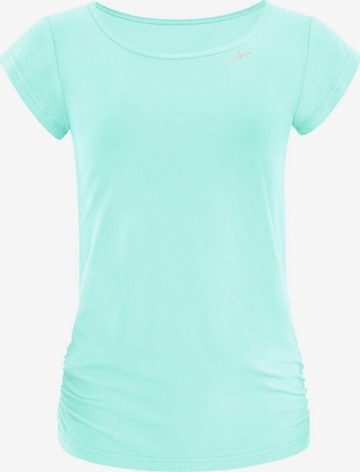 Top sportivo 'AET130LS' di Winshape in verde: frontale