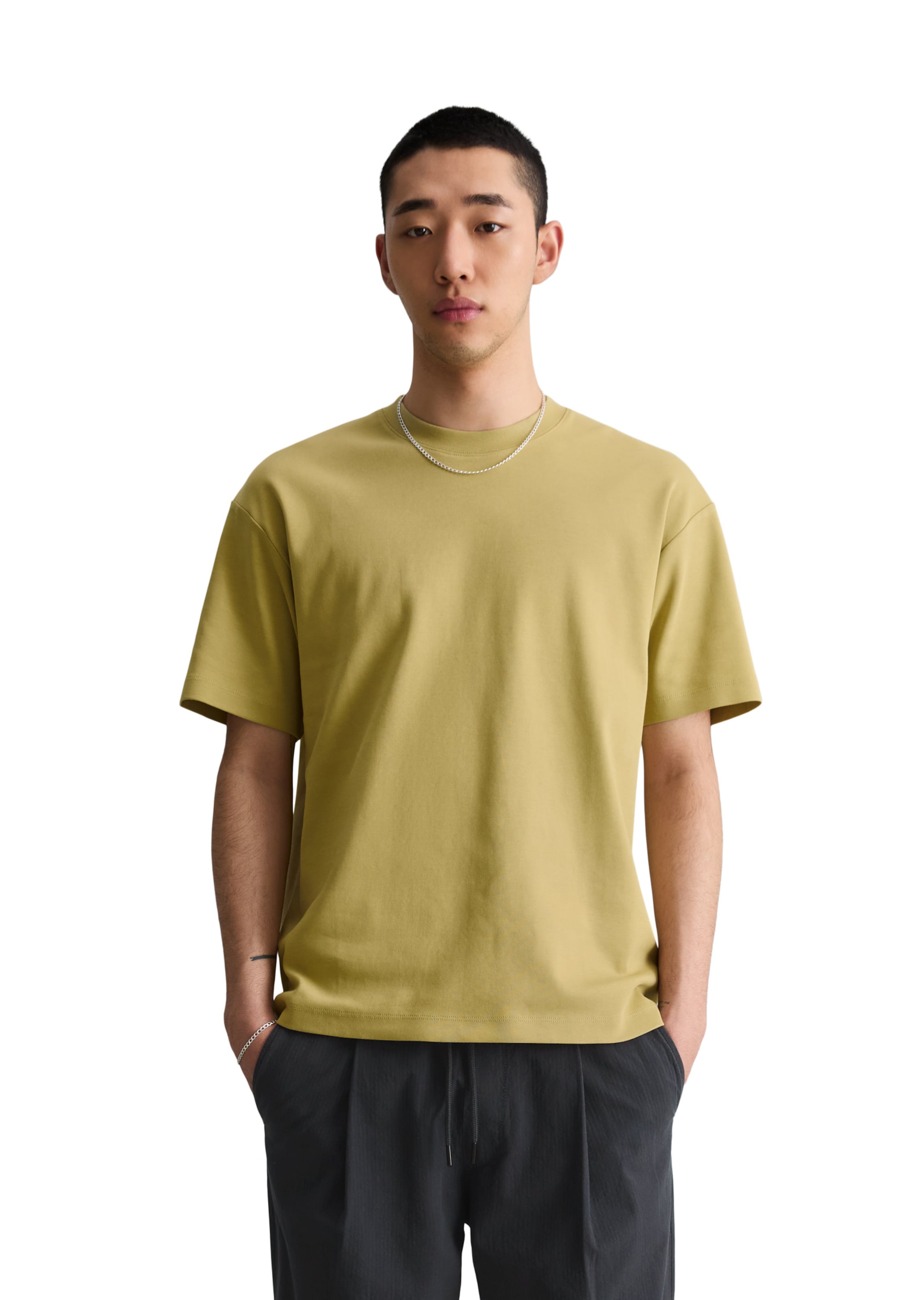 Marc O'Polo DENIM Shirt in Green: front
