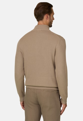 Boggi Milano Gebreid vest in Beige: terug