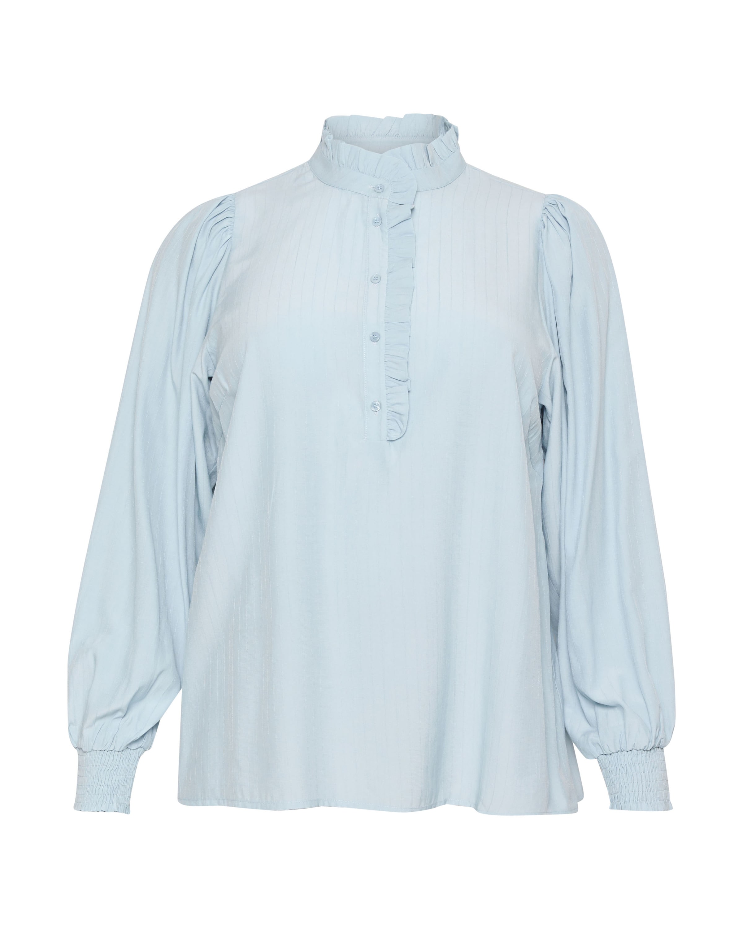 KAFFE CURVE Bluza 'KC Dorina' | modra barva: sprednja stran