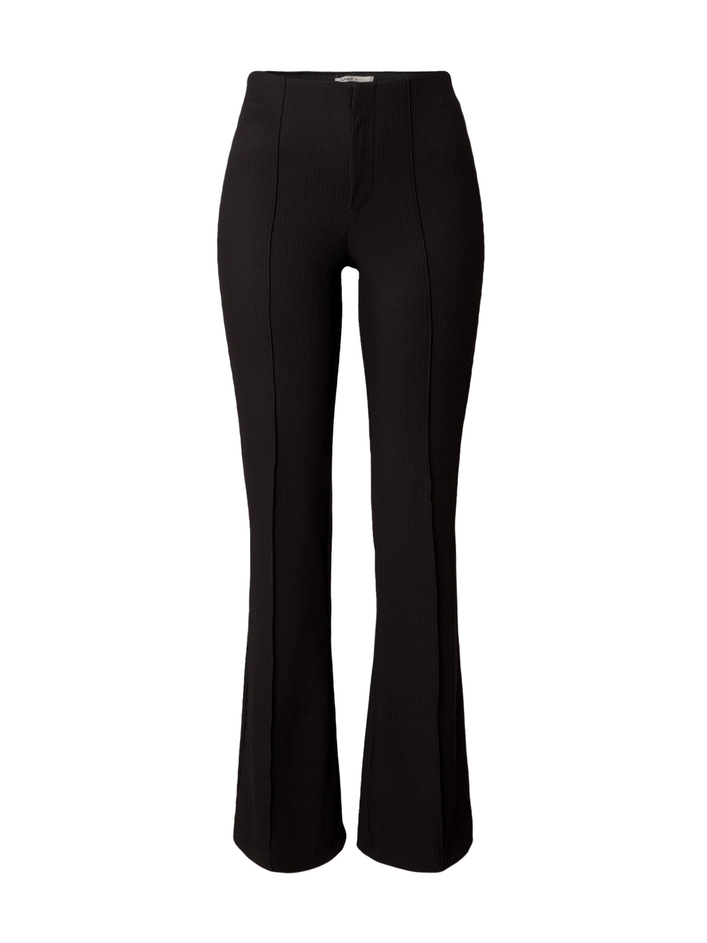 évasé Pantalon à plis 'ONLSALLY' ONLY en noir : devant