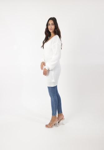 Elara Sweater in White