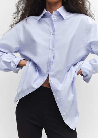 MANGO Blouse 'Colete' in Blauw