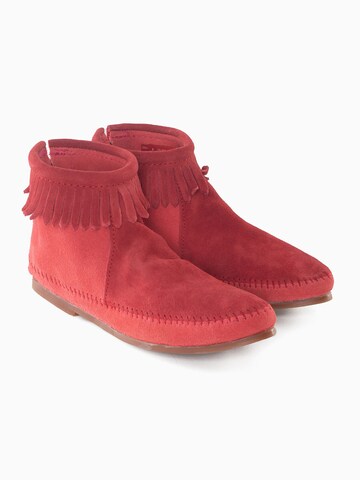 Minnetonka Ankle boots 'Back Zip' σε ροζ